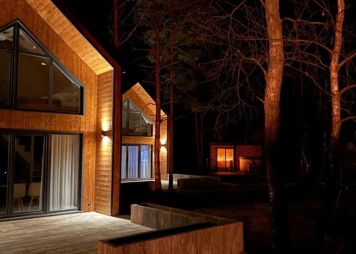 Borskowka Domki Z Balia Z Jacuzzi I Sauna